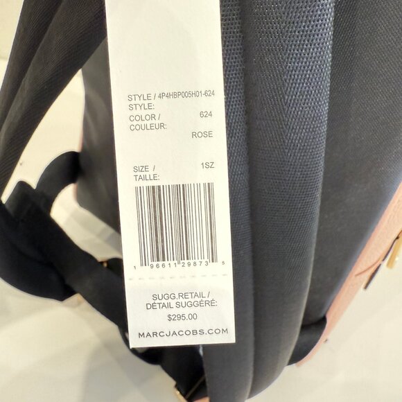 Marc Jacobs 4P4HBP005H01 SMALL LEATHER BACKPACK main image 5